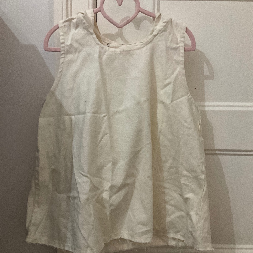 Little creative factory size 8 cotton sleeveless top  NWT